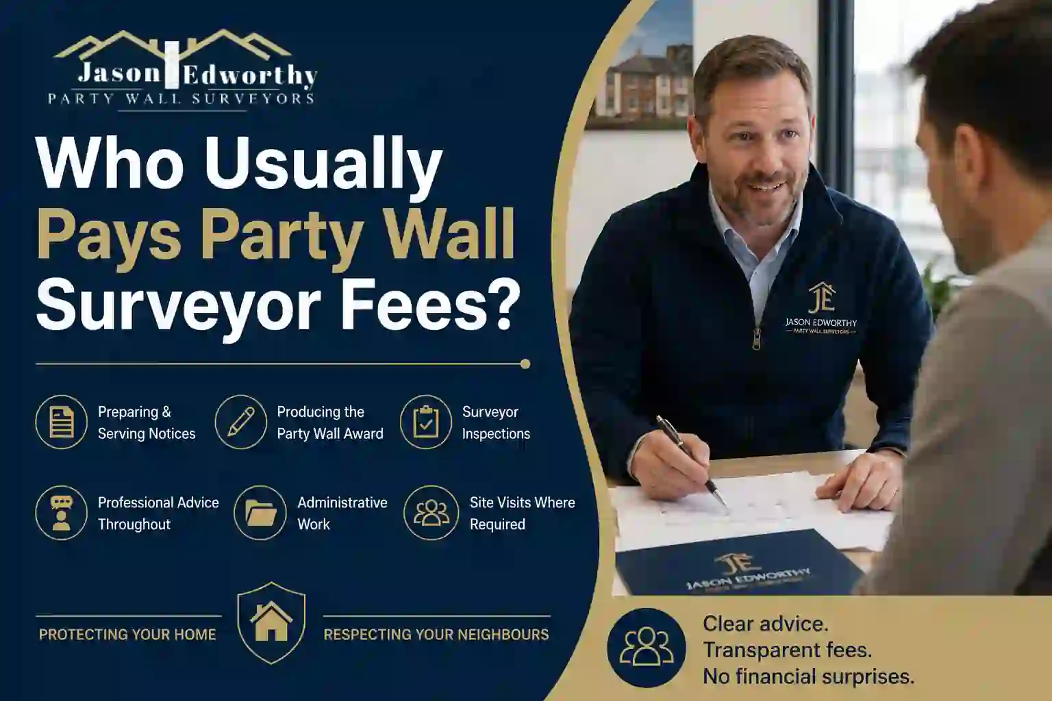 Who Usually Pays Party Wall Surveyor Fees Preston?