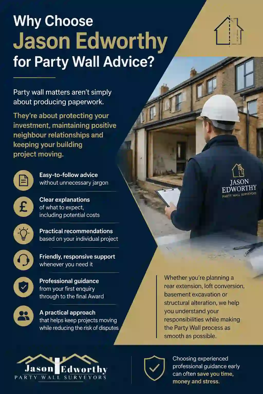 Why Choose Jason Edworthy for Party Wall Advice Preston?